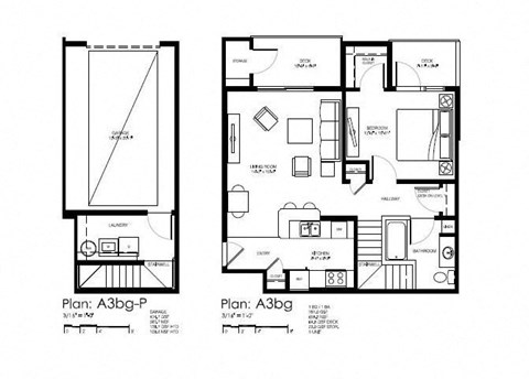 Floor plan for 1 bed, 1 bath, 891 sqft